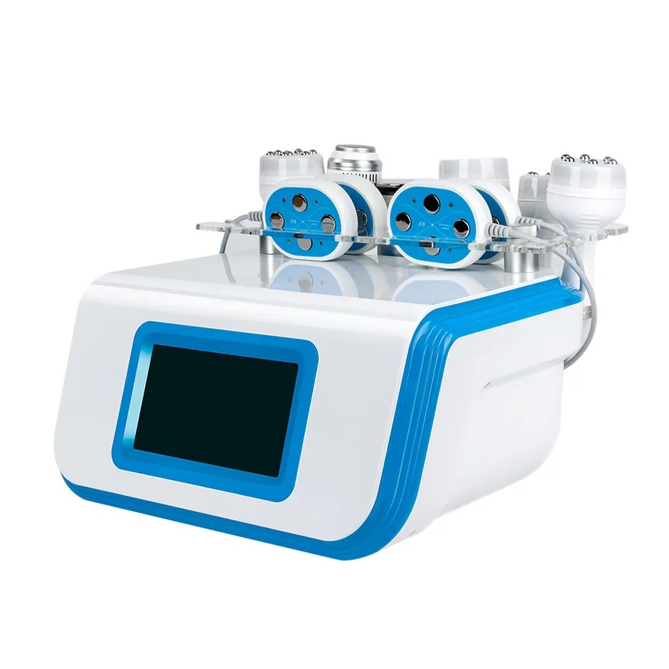 80K Cavitation Machine for Body Slimming & Skin Tightening, Ultrasonic Cavitation with RF, Lipo Laser & Vacuum for Fat Reduction & Cellulite Removal