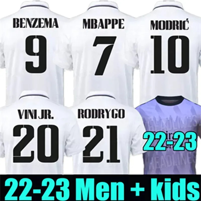 22 23 BENZEMA REAL MADRID soccer jerseys home away MODRIC VINI ALABA HAZARD ASENSIO MARCELO ISCO football shirt men kids kit Sets jersey, Color 10
22 23 BENZEMA REAL MADRID soccer jerseys home away MODRIC VINI ALABA HAZARD ASENSIO MARCELO ISCO football shirt men kids kit Sets jersey, Color 10