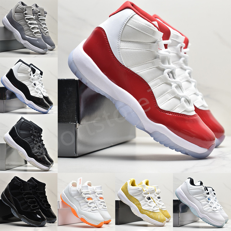 High Cool Grey Basketball Shoes For Men Women Jumpman 11 11s Sneakers Cherry Concord 45 Bred Pure Violet 72-10 Legend Blue 25th Anniversary Cap and Gown Mens Trainers, #1- cherry 
High Cool Grey Basketball Shoes For Men Women Jumpman 11 11s Sneakers Cherry Concord 45 Bred Pure Violet 72-10 Legend Blue 25th Anniversary Cap and Gown Mens Trainers, #1- cherry