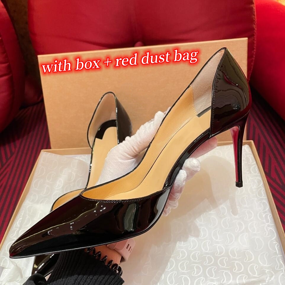 Original box Women Designer red shiny bottom Dress Shoes High Heels Womens Luxurys Patent leather Pumps Lady Wedding 6 8 10 12cm Heel 35-44, 24
Original box Women Designer red shiny bottom Dress Shoes High Heels Womens Luxurys Patent leather Pumps Lady Wedding 6 8 10 12cm Heel 35-44, 24