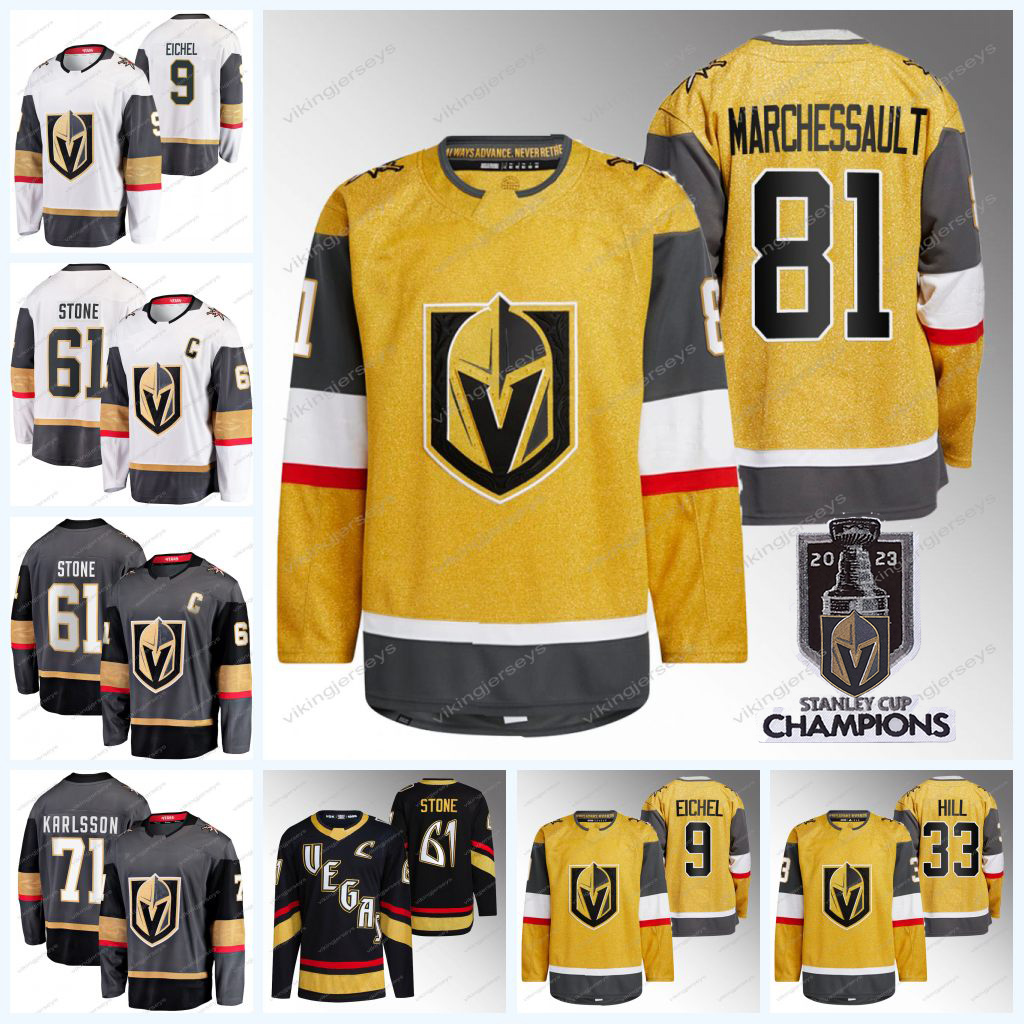 Golden Knights Jersey 2023 Stanley Cup Champions Jonathan Marchessault Mark Stone Jack Eichel Adin Hill Reilly Smith William Karlsson Carrier Pietrangelo Vegas, Golden&white
Golden Knights Jersey 2023 Stanley Cup Champions Jonathan Marchessault Mark Stone Jack Eichel Adin Hill Reilly Smith William Karlsson Carrier Pietrangelo Vegas, Golden&white