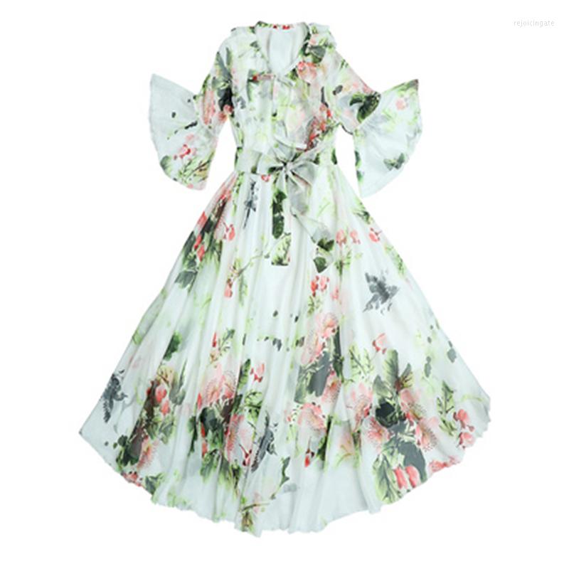 Party Dresses Spring Autumn Women' Long Dress Loose 2023 Bohemian Chiffon Print Belt Vacation Female Floral, White
Party Dresses Spring Autumn Women' Long Dress Loose 2023 Bohemian Chiffon Print Belt Vacation Female Floral, White