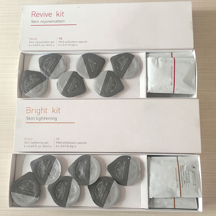 Skin Care Gels Oxygen Kit Gel Small Bubble Oxygen Pods Facial Tightening Shiny And Exfoliation gel For Co2 Bubble Facial Machine