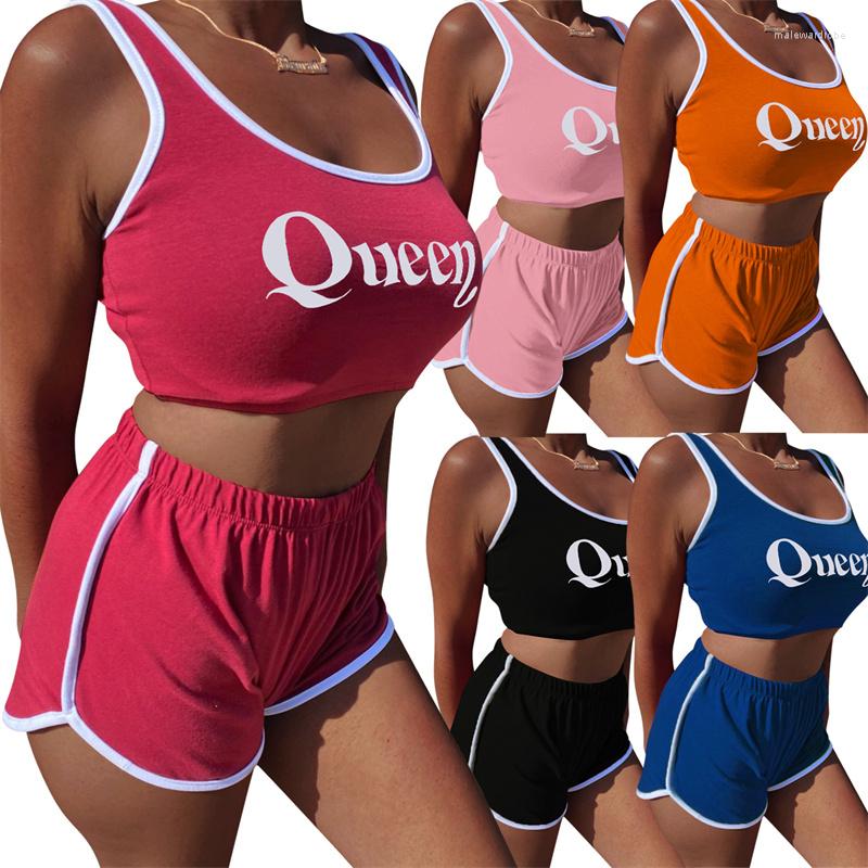 Women's Tracksuits Ladies Letter Sleeveless O-Neck Sports Vest With Same Shorts Summer Home Fashion Casual Suit, Claret
Women's Tracksuits Ladies Letter Sleeveless O-Neck Sports Vest With Same Shorts Summer Home Fashion Casual Suit, Claret