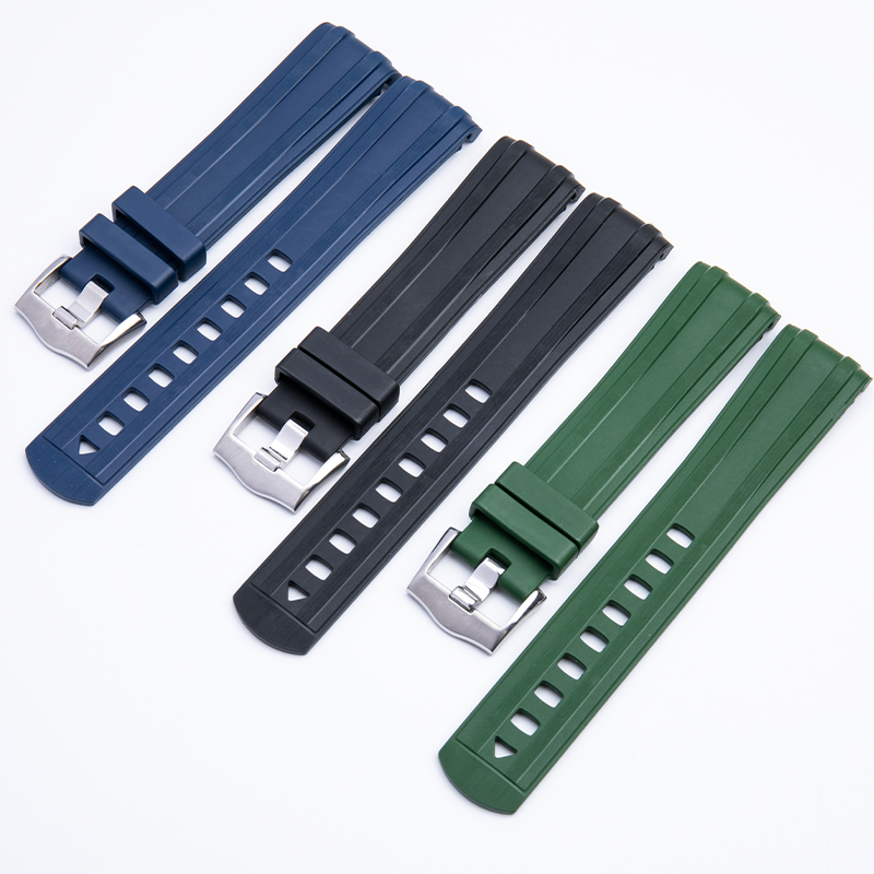 20mm Curved End Soft Fluorine Rubber Watchband Watch Band Accessories Fit For Omg Strap For Seamaster 300 Speedmaster Bracelet
20mm Curved End Soft Fluorine Rubber Watchband Watch Band Accessories Fit For Omg Strap For Seamaster 300 Speedmaster Bracelet