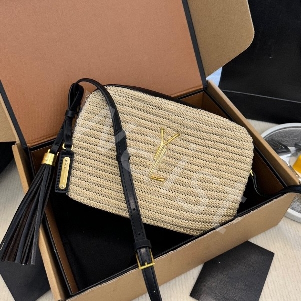 Straw Bag Snapshot Designer Shoulder Bag Beach Handbag Women Color Matching Crossbody Camera Bags Fashion Y Woven Bags Purse, White
Straw Bag Snapshot Designer Shoulder Bag Beach Handbag Women Color Matching Crossbody Camera Bags Fashion Y Woven Bags Purse, White