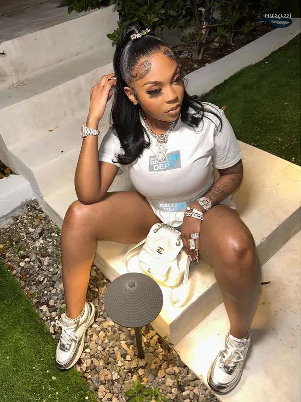 Women' Tracksuits 2023 Summer Latest Style Suitable Free Shirt&Short Casual Short Sleeve Pants Slim Women 2 Piece Set, White
Women' Tracksuits 2023 Summer Latest Style Suitable Free Shirt&Short Casual Short Sleeve Pants Slim Women 2 Piece Set, White