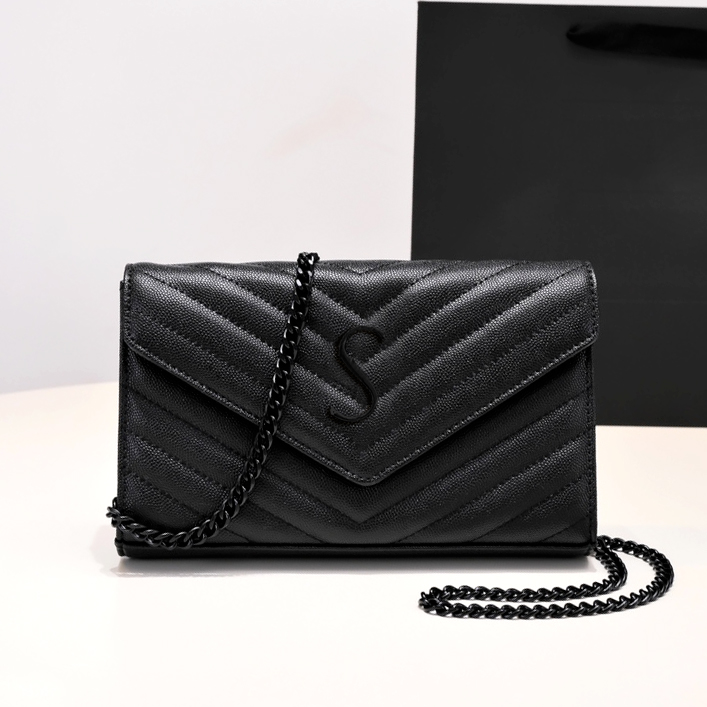 Wallets Chain Purse LouLou Chain Strap Designer Flap Handbags Shoulder Bags Caviar Leather Women's Purse Wallet Purses Classic Fashion Luxury Style, Yqc01 silver 23 x 15 x 5 cm
Wallets Chain Purse LouLou Chain Strap Designer Flap Handbags Shoulder Bags Caviar Leather Women's Purse Wallet Purses Classic Fashion Luxury Style, Yqc01 silver 23 x 15 x 5 cm