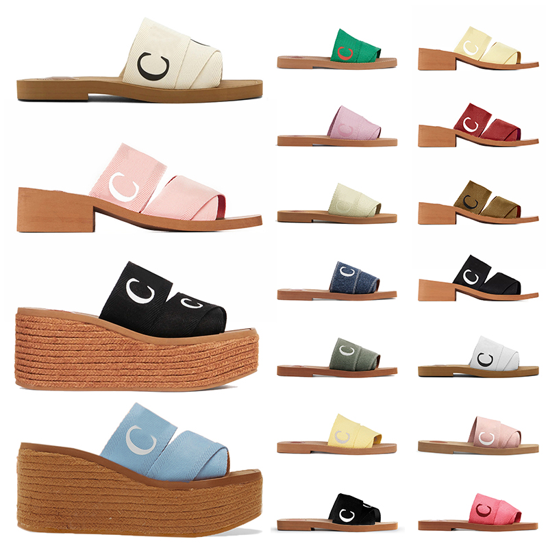 Woody Sandals Flat Mules High Heel famous designer women Slippers Espadrille Wedge sliders Embroidered Linen Pink Slide Beach Shoes pool Slides Platform Sandal, E61 low white 36-45
Woody Sandals Flat Mules High Heel famous designer women Slippers Espadrille Wedge sliders Embroidered Linen Pink Slide Beach Shoes pool Slides Platform Sandal, E61 low white 36-45
