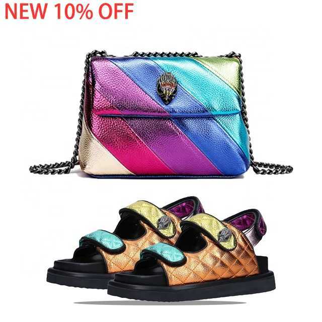 2023 Selling Shoes and Bags Set for Women Kurt Geiger Striped Cross-body Rainbow Bag Brand Goods
2023 Selling Shoes and Bags Set for Women Kurt Geiger Striped Cross-body Rainbow Bag Brand Goods