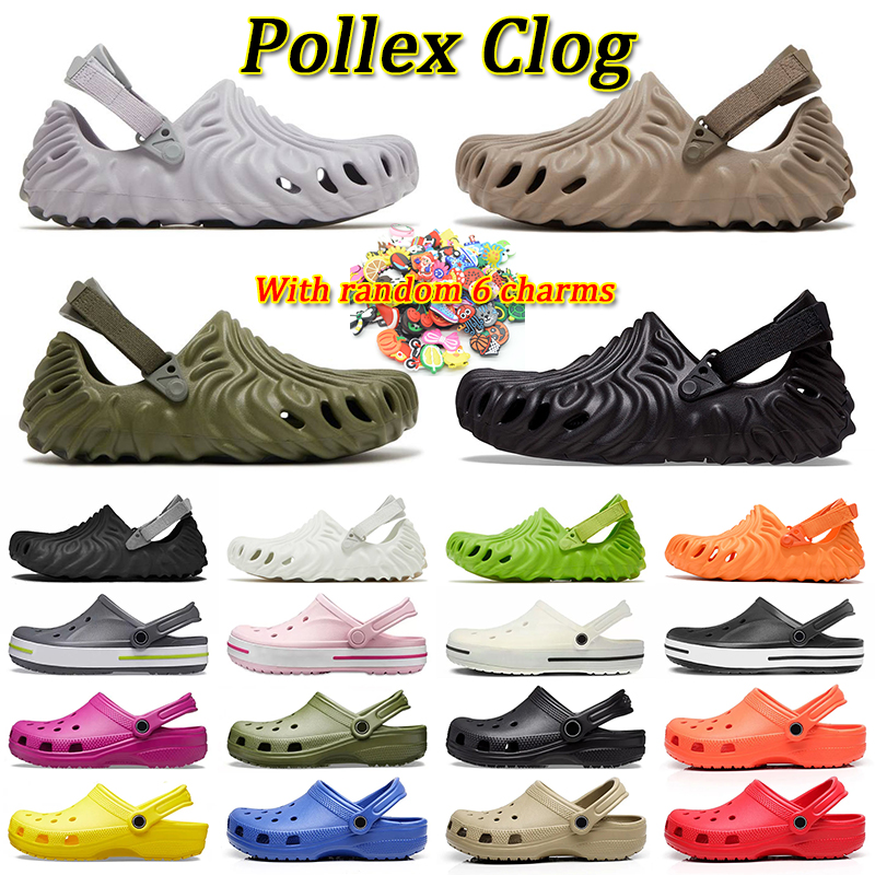 

Croc designer clog charms buckle sandals salehe bembury x pollex slides kids slippers 2023 beach crocodile black mens shoes Nursing Hospital womens flat boot M4-M11, A26 zo(reflective)