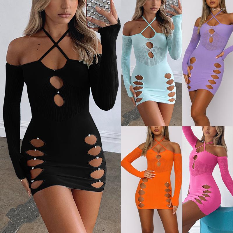 Party Dresses Summer Sexy Off Shoulder Slim Mini Dress Women Long Sleeve Hollow Out Backless Diamonds Stretch Club Designed Ladies, Black
Party Dresses Summer Sexy Off Shoulder Slim Mini Dress Women Long Sleeve Hollow Out Backless Diamonds Stretch Club Designed Ladies, Black