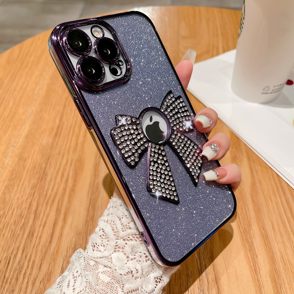 Luxury Glitter Diamond Bow Hole Case For iPhone 14 13 Promax 12 Pro 11 14 Plus Camera Film Protector Cover For iPhone 14Pro
Luxury Glitter Diamond Bow Hole Case For iPhone 14 13 Promax 12 Pro 11 14 Plus Camera Film Protector Cover For iPhone 14Pro