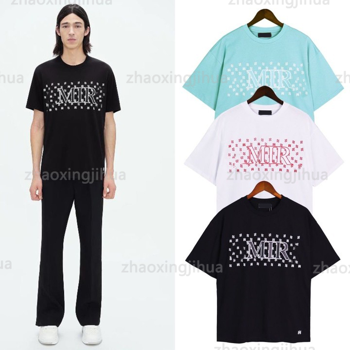 Designer Amirri men t shirt set button up single-breasted print amiri mens hawaii floral casual shirts and short womens loose silk shirt tees sandy beach shorts
Designer Amirri men t shirt set button up single-breasted print amiri mens hawaii floral casual shirts and short womens loose silk shirt tees sandy beach shorts