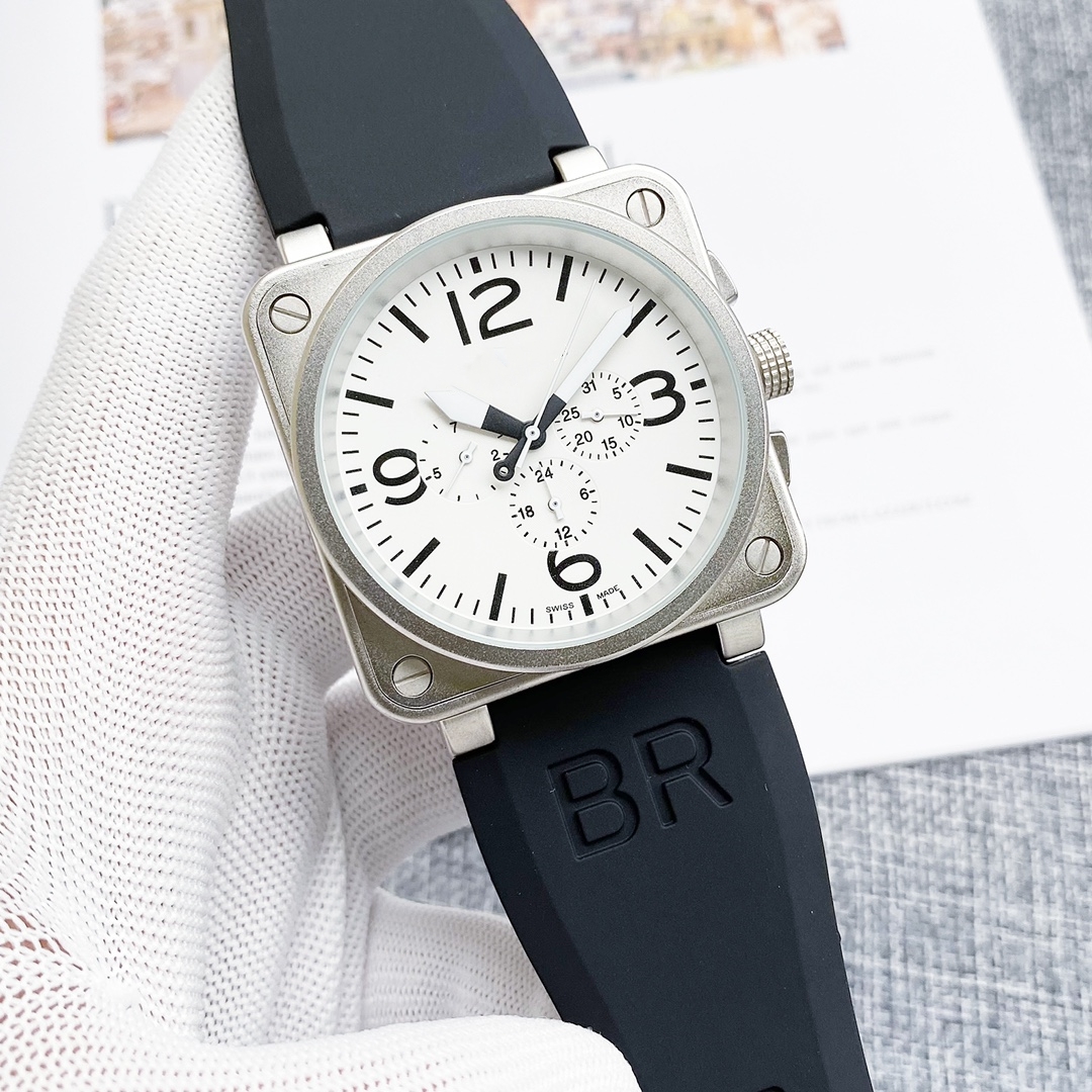 2023 Top Quality 44MM mens bell wristwatches waterproof automatic movement mechanical watch sapphire glass stainless steel men ross watches BR837, 11
2023 Top Quality 44MM mens bell wristwatches waterproof automatic movement mechanical watch sapphire glass stainless steel men ross watches BR837, 11