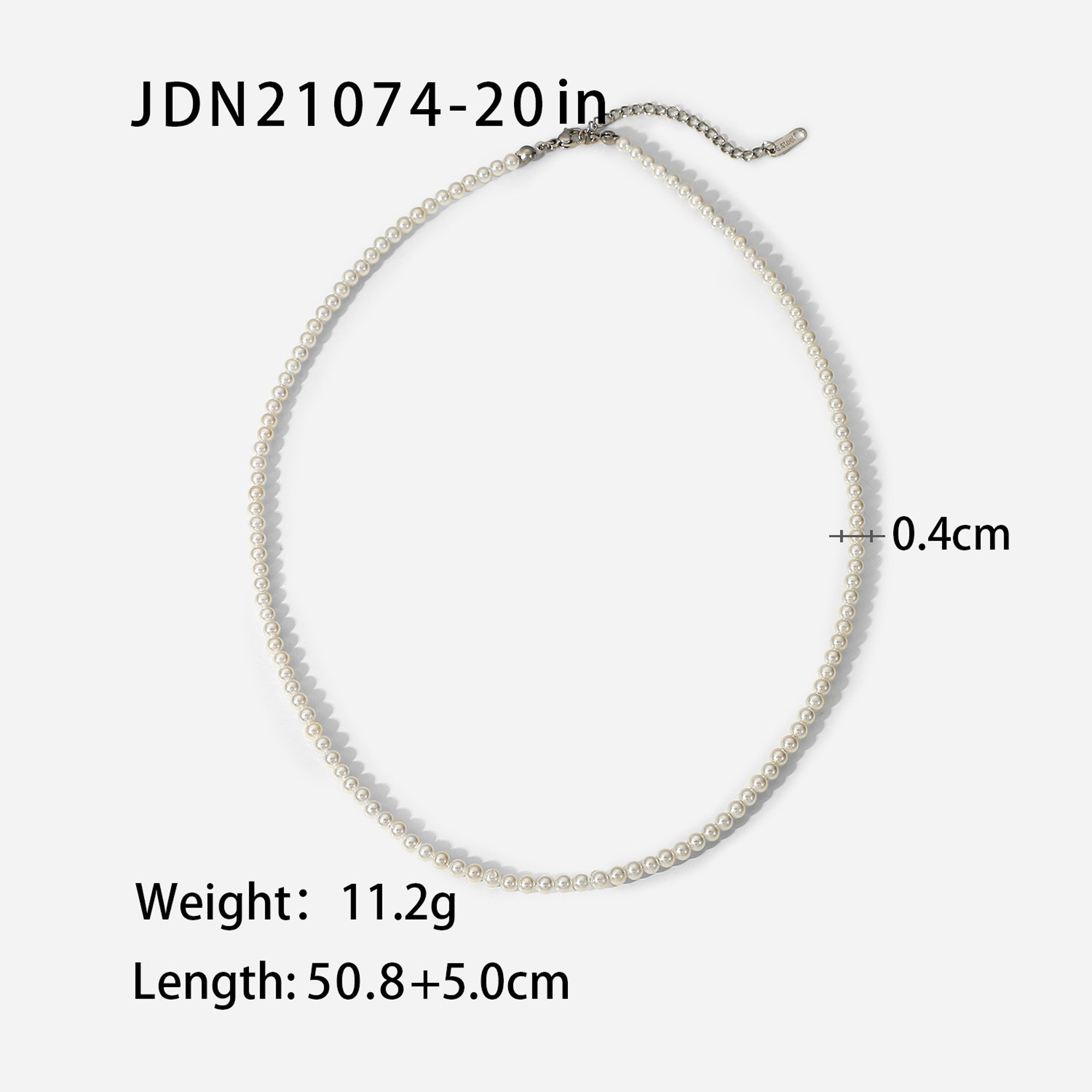 Minimalist Freshwater Pearl Necklace Unisex Jewelry Trend with Stainless Steel Material Gift For Friend Wholesale Dropshipping Free Shipping Reduce Sh