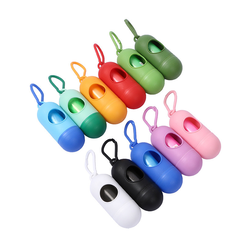 Halloween Pet toilet collector, pills, garbage box, convenient capsule type, pet Bin bag dispenser, customized cleaning supplies