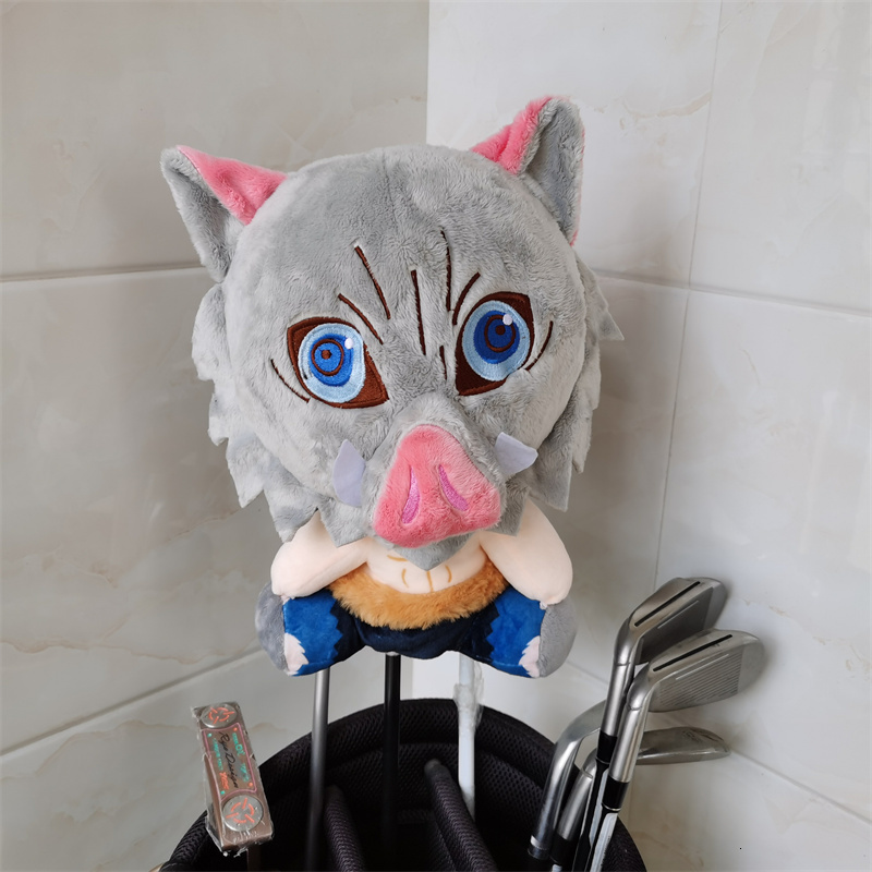 Other Golf Products LIMITED Demon Slayer golf driver headcover anime figure golf club 460cc cartoon wood cover DR CUTE GIFT 230612