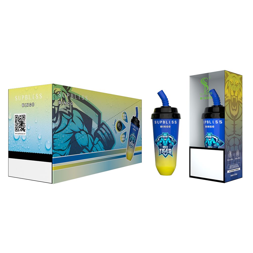 Original supbliss bingo puff 8000 puffs disposable vapes 0 2 3 5% Mesh Coil 16ml 600mAh Battery Rechargeable max cup no duty vaper electronic cigarette e cigarette
Original supbliss bingo puff 8000 puffs disposable vapes 0 2 3 5% Mesh Coil 16ml 600mAh Battery Rechargeable max cup no duty vaper electronic cigarette e cigarette