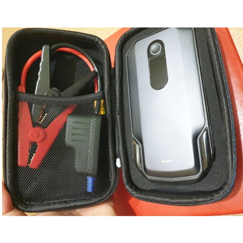 Newest Hard EVA Outdoor Travel Case Bag for Baseus 20000mAh Jump Starter Power Bank 2000A 12V Portable Car Battery Starter