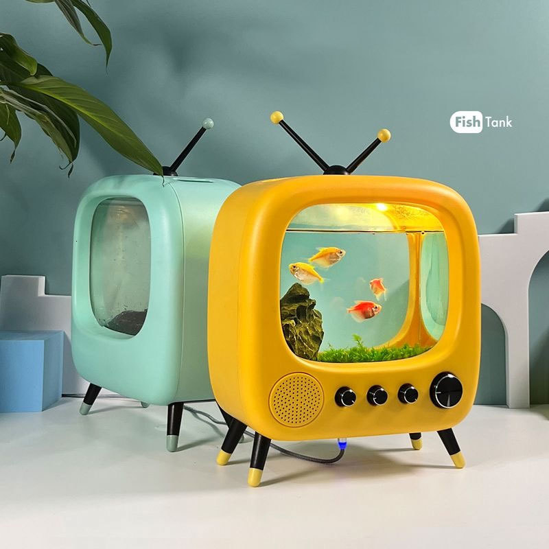 Aquariums TV Fish Tank Thai Vintage Desk Office Net Red Aquarium with Light Builtin Heating Constant Temperature 230613
Aquariums TV Fish Tank Thai Vintage Desk Office Net Red Aquarium with Light Builtin Heating Constant Temperature 230613