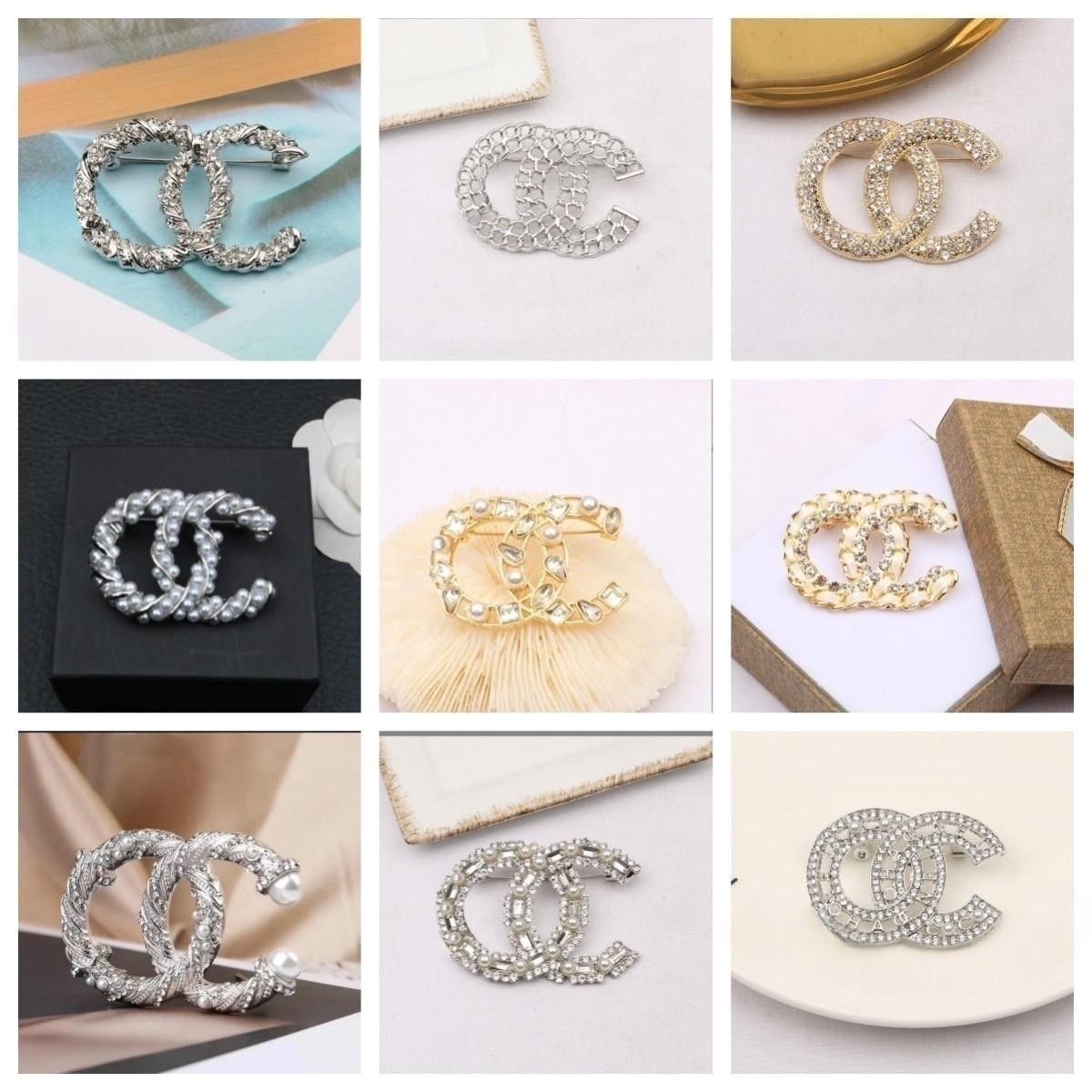 Classic Brand Designer Pins Rhie Pearl Fashion Unisex Jewelry Brooch High Quality Marry Christmas Party Jewerlry Accessories