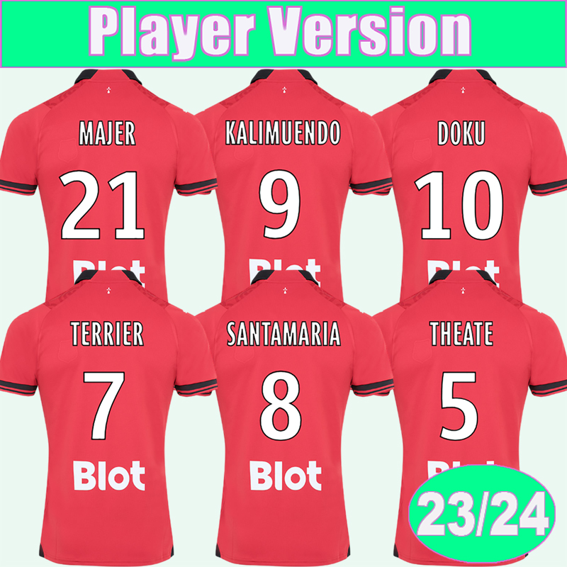 2023 24 Stade Rennais TERRIER BOURIGEAUD Player Version Mens Soccer Jerseys DOKU THEATE GOUIRI KALIMUENDO MAJER SANTAMARIA Home Football Shirts, Qy13875 23 24 home no patch
2023 24 Stade Rennais TERRIER BOURIGEAUD Player Version Mens Soccer Jerseys DOKU THEATE GOUIRI KALIMUENDO MAJER SANTAMARIA Home Football Shirts, Qy13875 23 24 home no patch