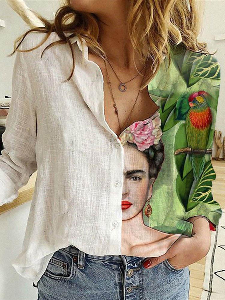 Women's Blouses Shirts Leisure White Yellow Shirts Button Lapel Cardigan Top Lady Loose Long Sleeve Oversized Shirt Womens Blouses Casual Tunic B