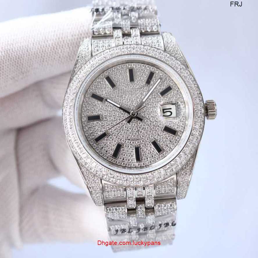 R olax Watch Diamond Full Mens Automatic Mechanical Es 41mm Silver Strap Stainless Steel for Men Life Waterproof Wrist Fashion Wriste ZUV0, Color4
R olax Watch Diamond Full Mens Automatic Mechanical Es 41mm Silver Strap Stainless Steel for Men Life Waterproof Wrist Fashion Wriste ZUV0, Color4