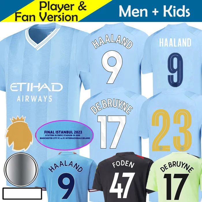 Soccer Jerseys HAALAND 23 24 DE BRUYNE PHILLIPS MANS CITIES GREALISH FERRAN MAHREZ FODEN BERNARDO JOAO CANCELO Z RODRIGO Football Shirt Men Kids Kit Sets Uniforms
Soccer Jerseys HAALAND 23 24 DE BRUYNE PHILLIPS MANS CITIES GREALISH FERRAN MAHREZ FODEN BERNARDO JOAO CANCELO Z RODRIGO Football Shirt Men Kids Kit Sets Uniforms