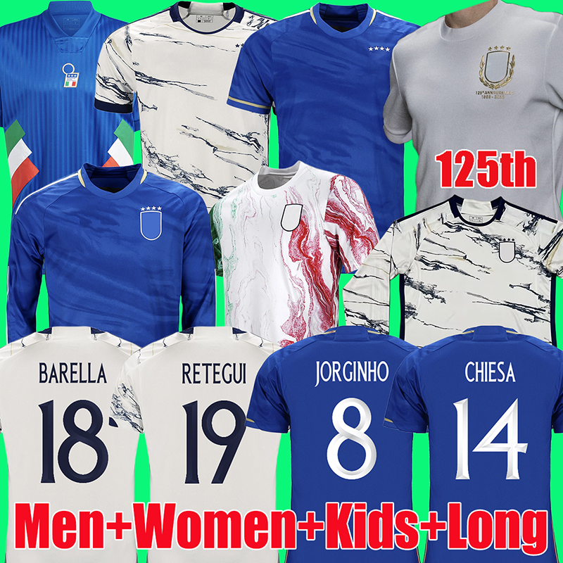 2023 italy soccer jerseys 125th anniversary RETEGUI TONALI italia football shirt JORGINHO BARELLA SPINAZZOLA LOCATELLI top thiland men women kids kits long sleeve, Home
2023 italy soccer jerseys 125th anniversary RETEGUI TONALI italia football shirt JORGINHO BARELLA SPINAZZOLA LOCATELLI top thiland men women kids kits long sleeve, Home