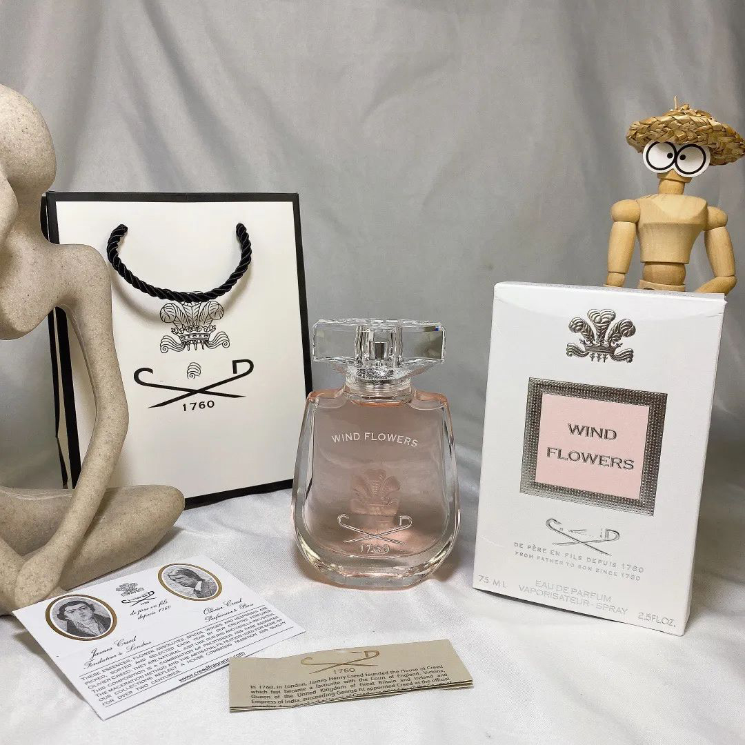 Creed Wind Flowers Perfume Fragrance Eau De Parfum 75ml Paris 2.5fl.oz Long Lasting Smell High Quality EDP Woman Cologne Spray Woemn Intense
Creed Wind Flowers Perfume Fragrance Eau De Parfum 75ml Paris 2.5fl.oz Long Lasting Smell High Quality EDP Woman Cologne Spray Woemn Intense