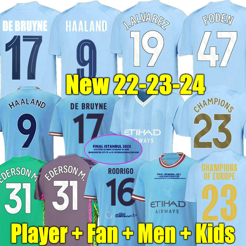 final HAALAND soccer jerseys GREALISH 22 23 24 DE BRUYNE MANS CITIES FODEN 2023 2024 football shirt uniforms men kids kit sets ALVAREZ FANS player MANCHESTERS RODRIGO, 23/24 home aldult player ucl
final HAALAND soccer jerseys GREALISH 22 23 24 DE BRUYNE MANS CITIES FODEN 2023 2024 football shirt uniforms men kids kit sets ALVAREZ FANS player MANCHESTERS RODRIGO, 23/24 home aldult player ucl
