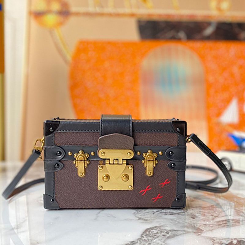 Luxury Shoulder Bag Box Design Women Cross Body Bags Leather Shoulder Bags Cato gram Mini Suitcase 20CM, F#
Luxury Shoulder Bag Box Design Women Cross Body Bags Leather Shoulder Bags Cato gram Mini Suitcase 20CM, F#