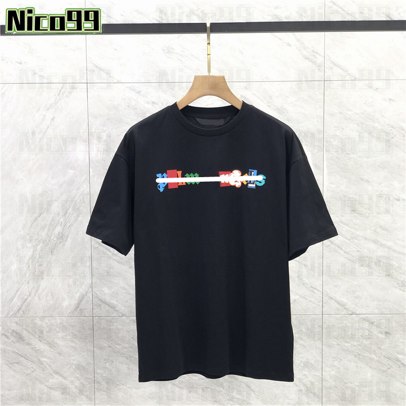 Angels t shirt colorful cartoon letter print pattern black cotton loose and versatile men and women short sleeve, #01
Angels t shirt colorful cartoon letter print pattern black cotton loose and versatile men and women short sleeve, #01
