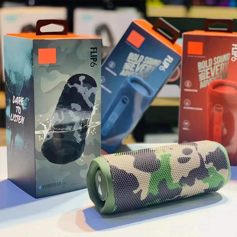 multicolors flip6 wireless bluetooth speaker mini portable ipx7 flip6 waterproof portable speakers outdoor stereo bass music track independent tf card