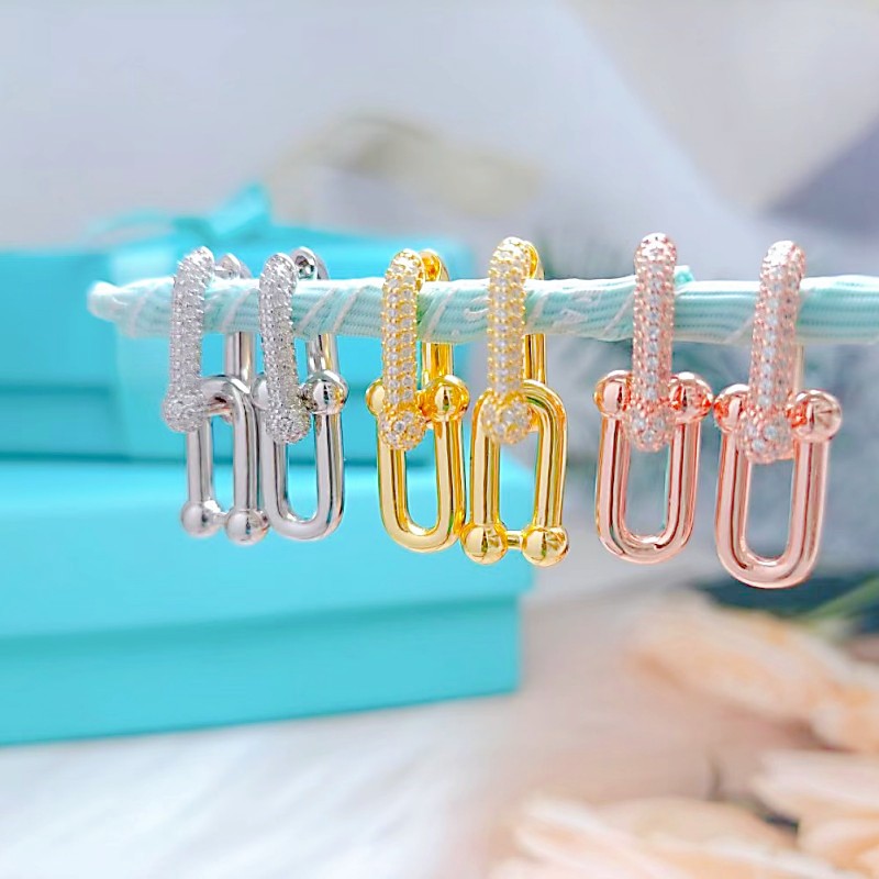 Luxury Jewelry Women's Chain Earrings Fashion Designer Earrings Girls Valentine's Day Gift Factory Wholesale With box
Luxury Jewelry Women's Chain Earrings Fashion Designer Earrings Girls Valentine's Day Gift Factory Wholesale With box