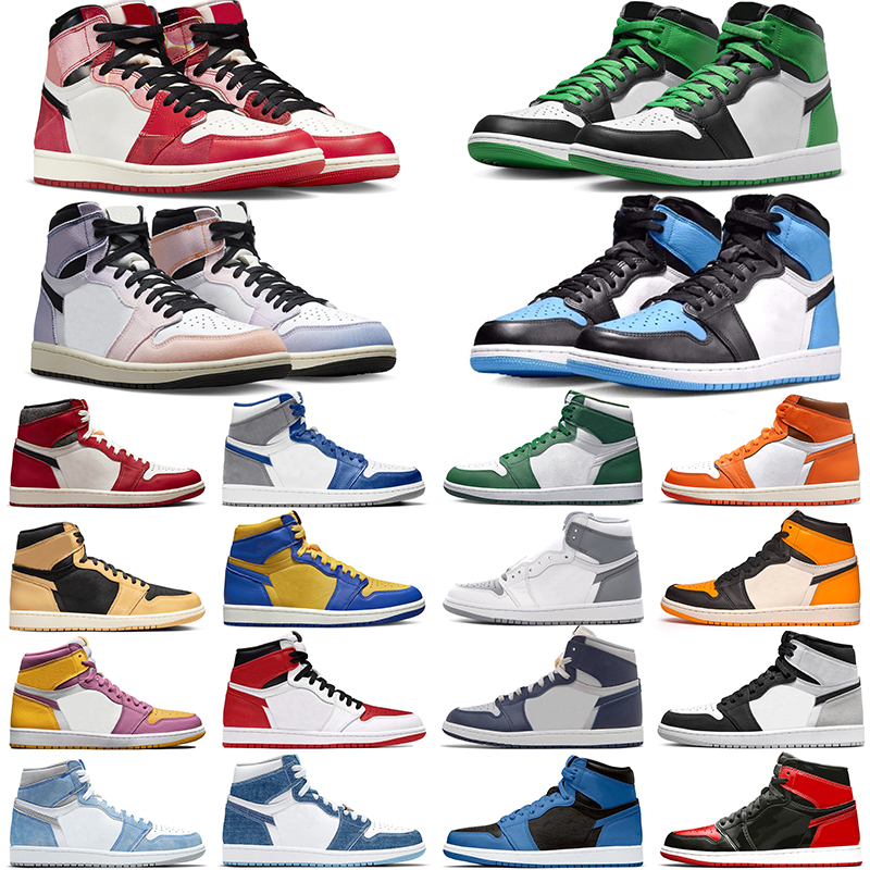 Jumpman 1 Basketball Shoes 1s Royal Reimagined Spider-Verse UNC Toe Lucky Green Lost & Found Skyline True Blue White Cement Taxi Mens Trainers Sports Sneakers
Jumpman 1 Basketball Shoes 1s Royal Reimagined Spider-Verse UNC Toe Lucky Green Lost & Found Skyline True Blue White Cement Taxi Mens Trainers Sports Sneakers
