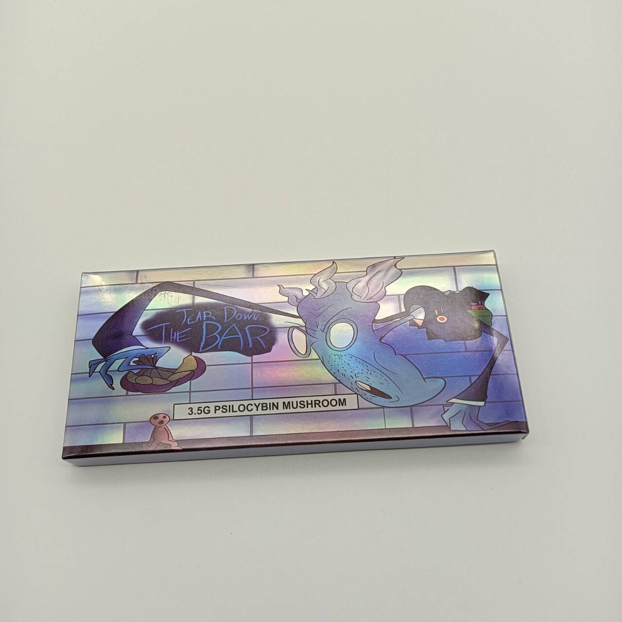 Tear Down The Bar 3.5G Psilocyb Mushroom Chocolate Package Boxes with Compatible Foil Wrapper Chocolate Mold Fully Package
Tear Down The Bar 3.5G Psilocyb Mushroom Chocolate Package Boxes with Compatible Foil Wrapper Chocolate Mold Fully Package