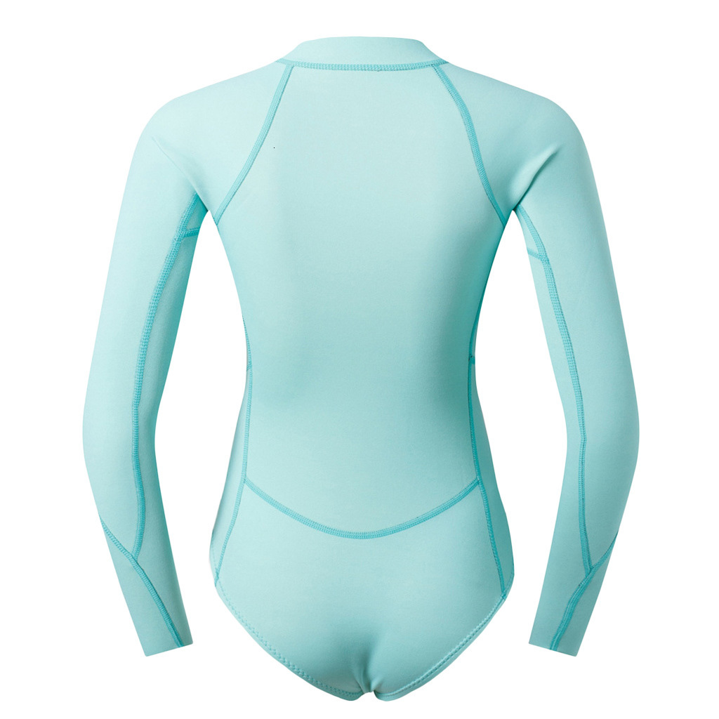 Wetsuits Drysuits 2mm Neoprene Wetsuit Women Long Sleeve Scuba Diving Wet Suit Swimsuit Rash Guard 230612 - view 4