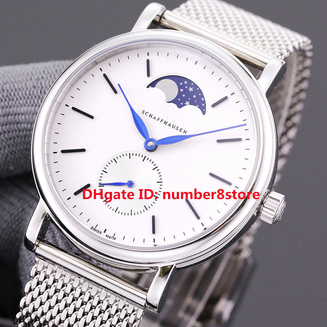 New IW544805 Moonphase Wristwatch Designer Swiss Automatic Mechanical Mens Watch Scratch-proof sapphire crystal Roman Dial 316L Stainless Steel Watches
New IW544805 Moonphase Wristwatch Designer Swiss Automatic Mechanical Mens Watch Scratch-proof sapphire crystal Roman Dial 316L Stainless Steel Watches
