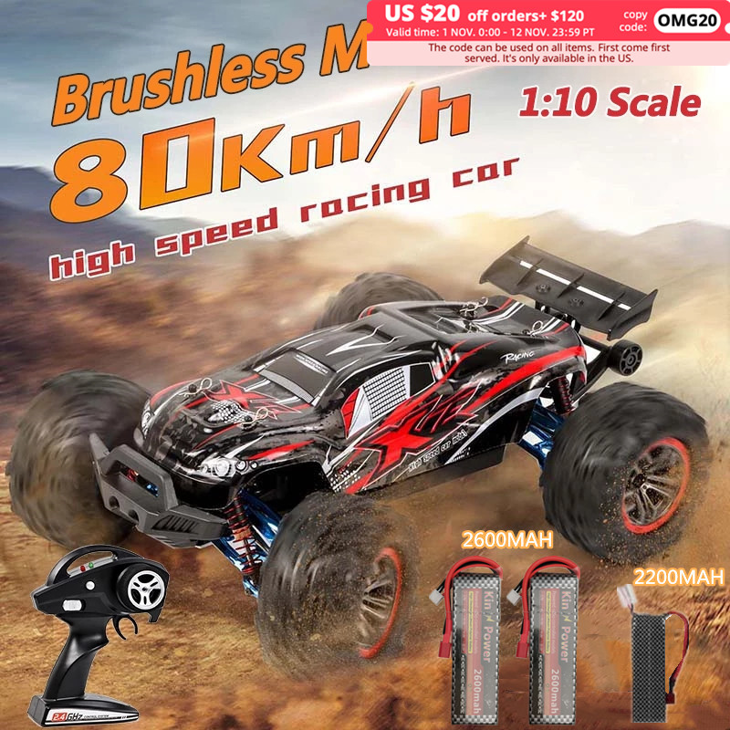 Professional Adult 80KM/H Alloy Frame RC Brushless Car Toys 4WD Buggy High Speed Racing Truck 200M Brake 1:10 RC Cars Model Toy
Professional Adult 80KM/H Alloy Frame RC Brushless Car Toys 4WD Buggy High Speed Racing Truck 200M Brake 1:10 RC Cars Model Toy