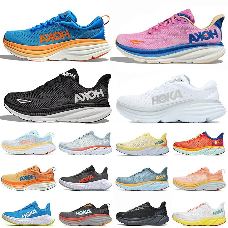 

Carbon X 2 Clifton 8 Casual Shoes Hoka Bondi 8 Nimbus Cloud Goblin Blue Harbor Mist Lunar Rock Nimbus Cloud Hot Coral Outdoor Sneakers Womens Mens Trainers Size 45, Clifton 9 vibrant orange