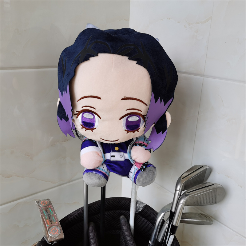 Other Golf Products LIMITED Demon Slayer golf driver headcover anime figure golf club 460cc cartoon wood cover DR CUTE GIFT 230612