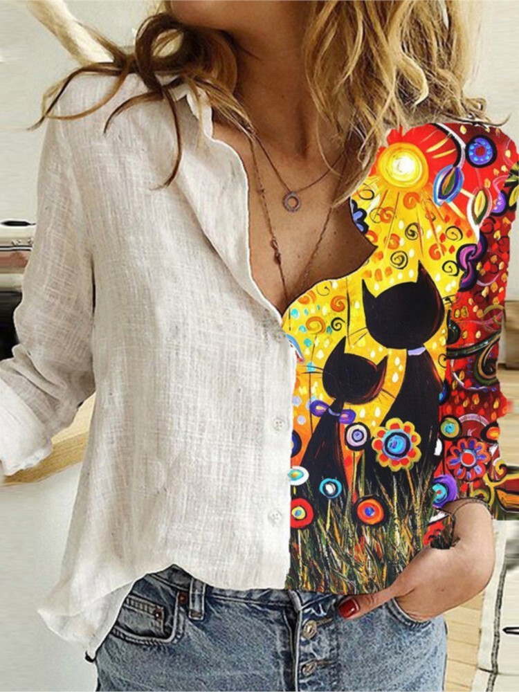 Women's Blouses Shirts Leisure White Yellow Shirts Button Lapel Cardigan Top Lady Loose Long Sleeve Oversized Shirt Womens Blouses Casual Tunic B