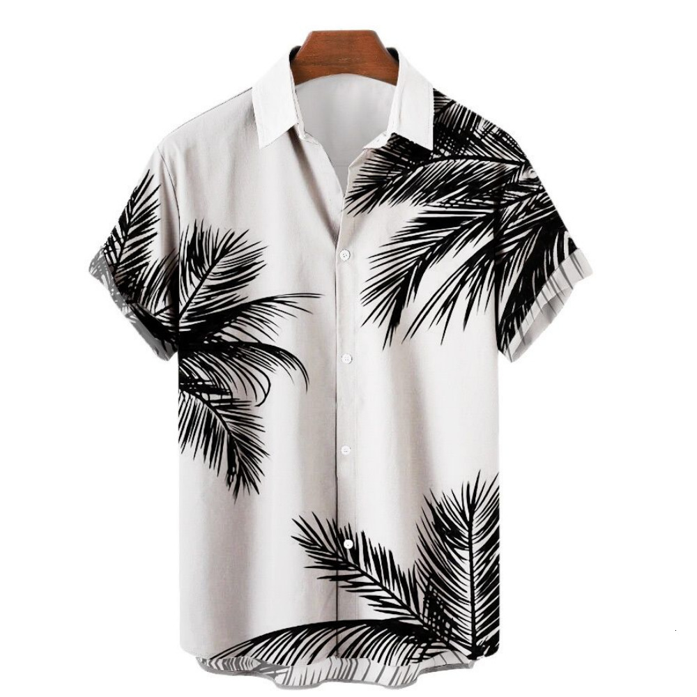 Mens Casual Shirts Casual Short-sleeved Shirt Men Plus Size Hawaiian 3d Digital Print Mens Top Vintage Summer Streetwear Shirt For Men Women 230613
