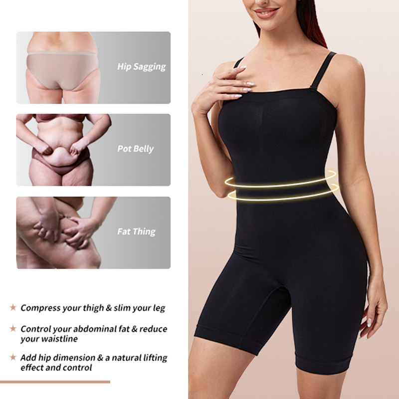 Women's Shapers Women Bodysuit Shapewear Full Body Shaper Tummy Control Slimming Sheath Butt Lifter Push Up Thigh Slimmer Abdomen Shapers Corset 