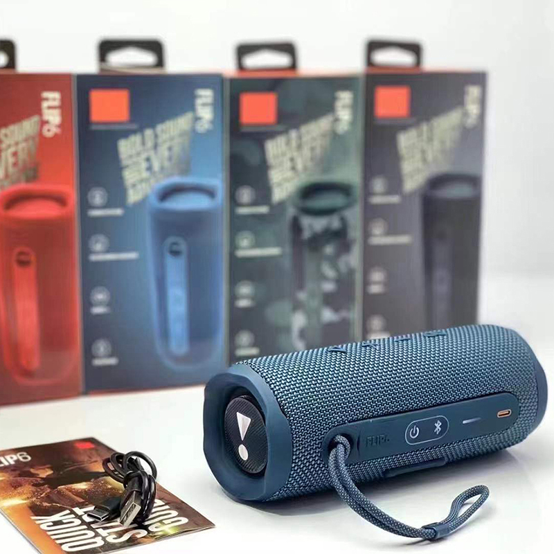 multicolors flip6 wireless bluetooth speaker mini portable ipx7 flip6 waterproof portable speakers outdoor stereo bass music track independent tf card