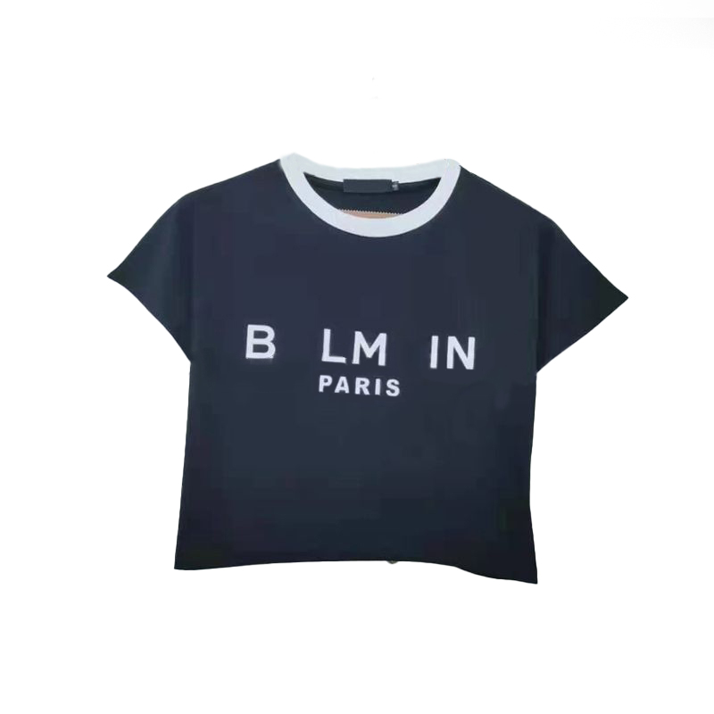 Designer Womens Balman T Shirt Crop Top Letters Printed Tee Summer T-Shirt Female Casual Short Sleeves Crew Neck Tops Size S-L
Designer Womens Balman T Shirt Crop Top Letters Printed Tee Summer T-Shirt Female Casual Short Sleeves Crew Neck Tops Size S-L
