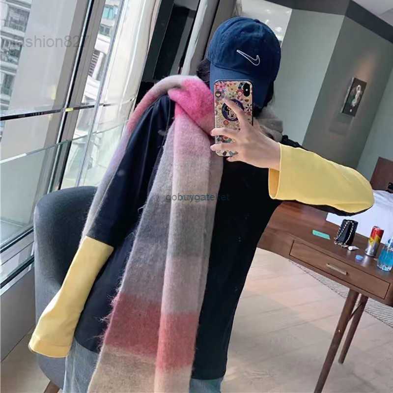 Scarves Rainbow Plaid Ac Scarf Women's Autumn and Winter Mohair Wear a Imitation Cashmere Tassels Student Warm ShawlSB1W
Scarves Rainbow Plaid Ac Scarf Women's Autumn and Winter Mohair Wear a Imitation Cashmere Tassels Student Warm ShawlSB1W
